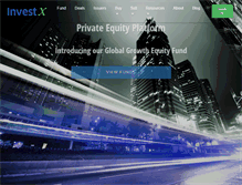 Tablet Screenshot of investx.com
